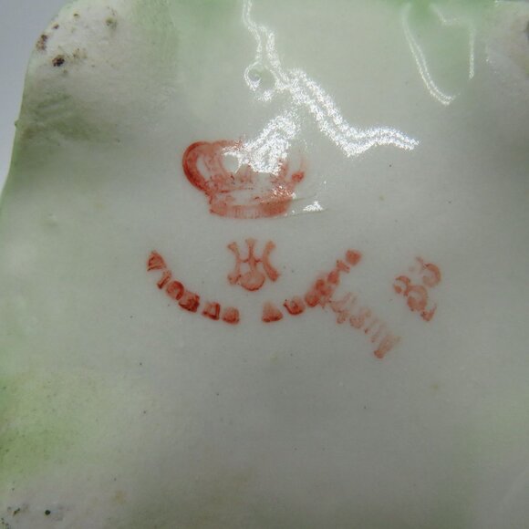 Vienna Austria Ewre Vintage Ceramic 5" Pitcher Pear Design Ornate Handle - Picture 10 of 11